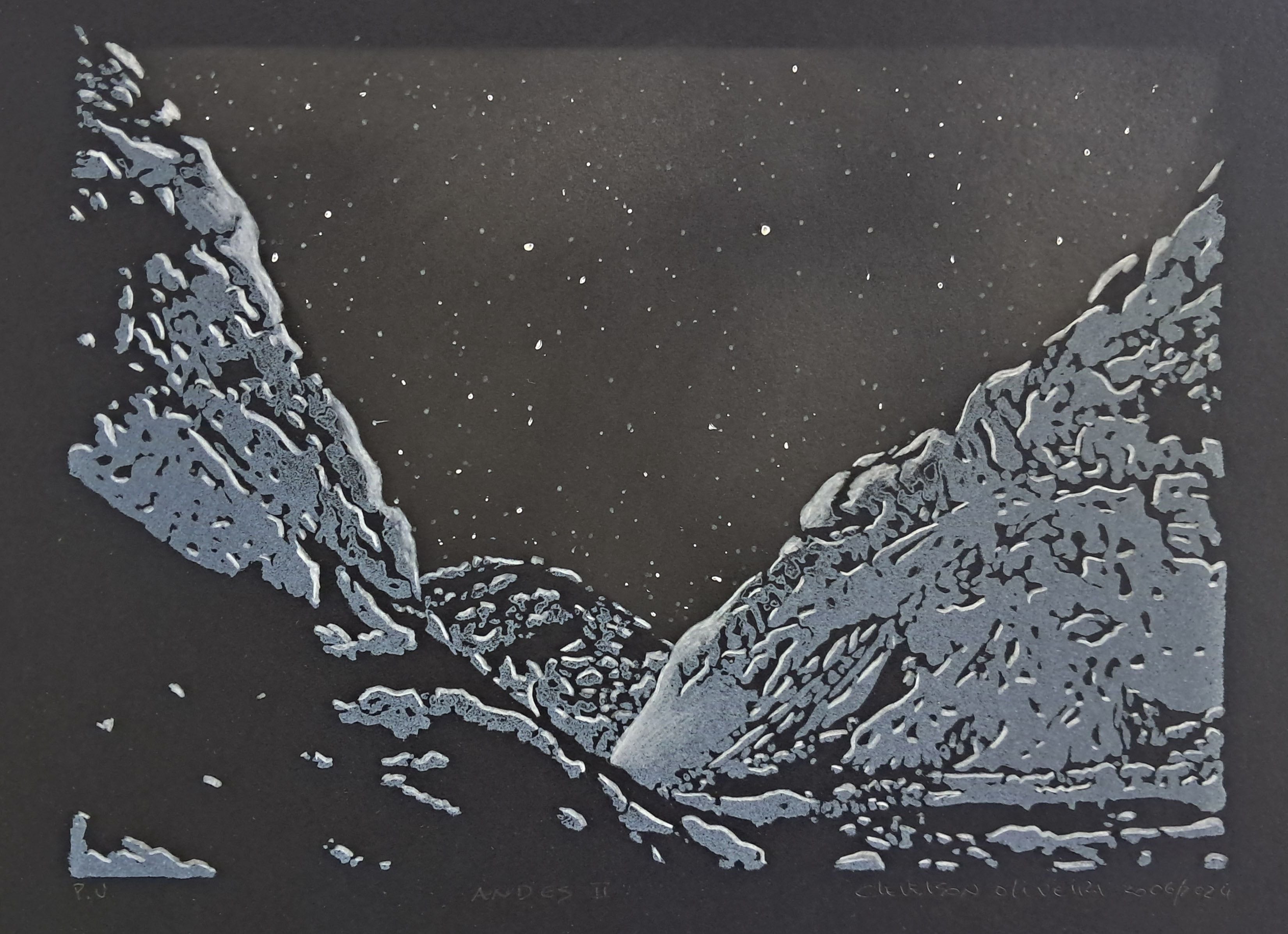 Andes, somewhere between Chile and Argentina (#03) by Cleverson O