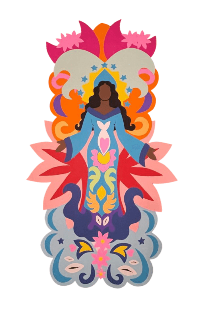 Iemanjá De Vestido by Adriana Meira